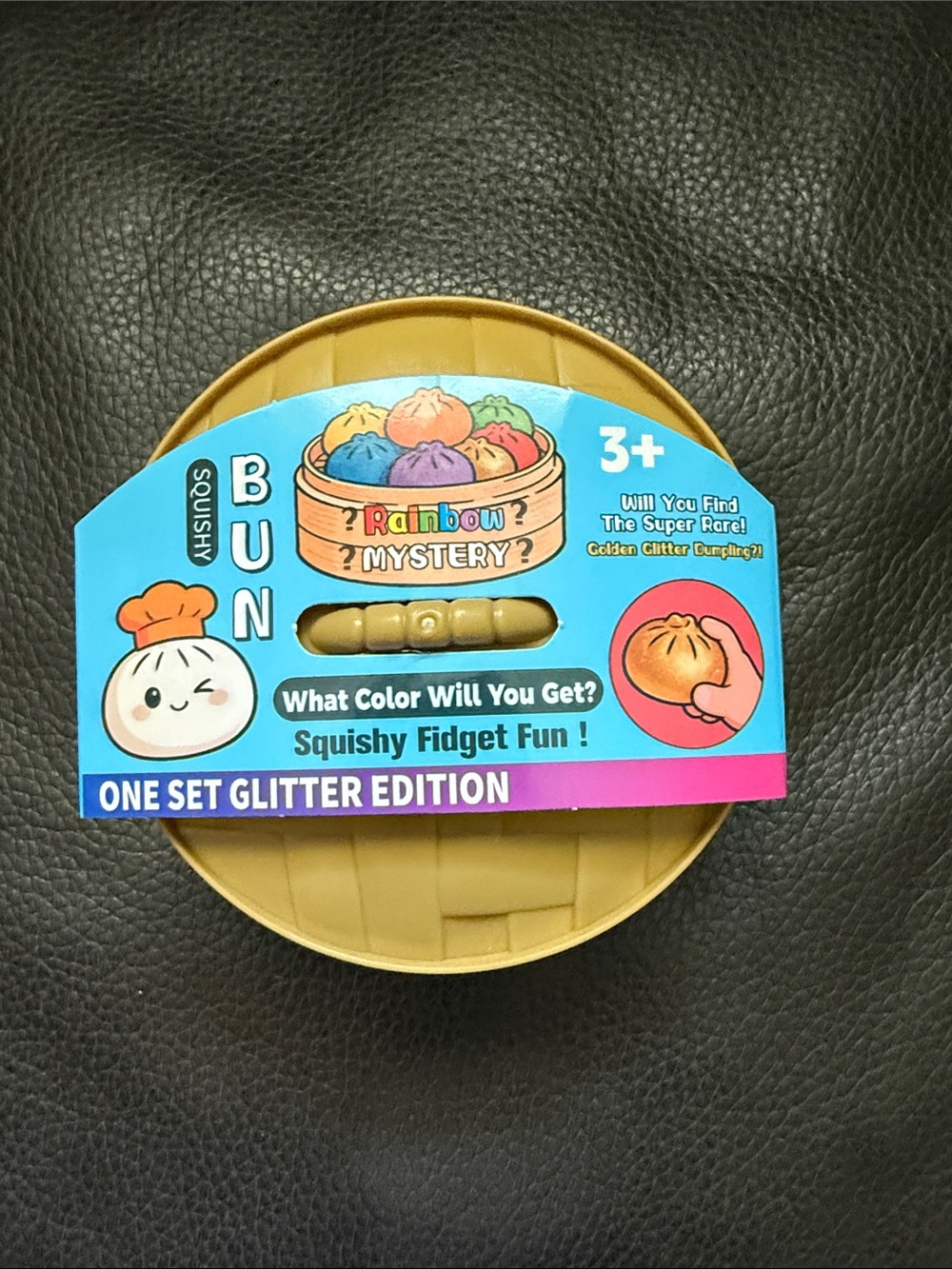Rainbow Mystery Squishy Bun - Glitter Edition